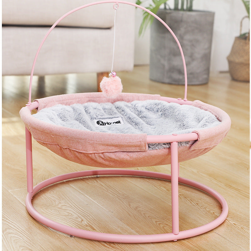 Nid Douillet Élevé pour Chat- Confort & Jeu