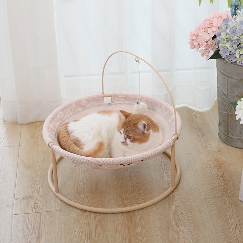 Nid Douillet Élevé pour Chat- Confort & Jeu