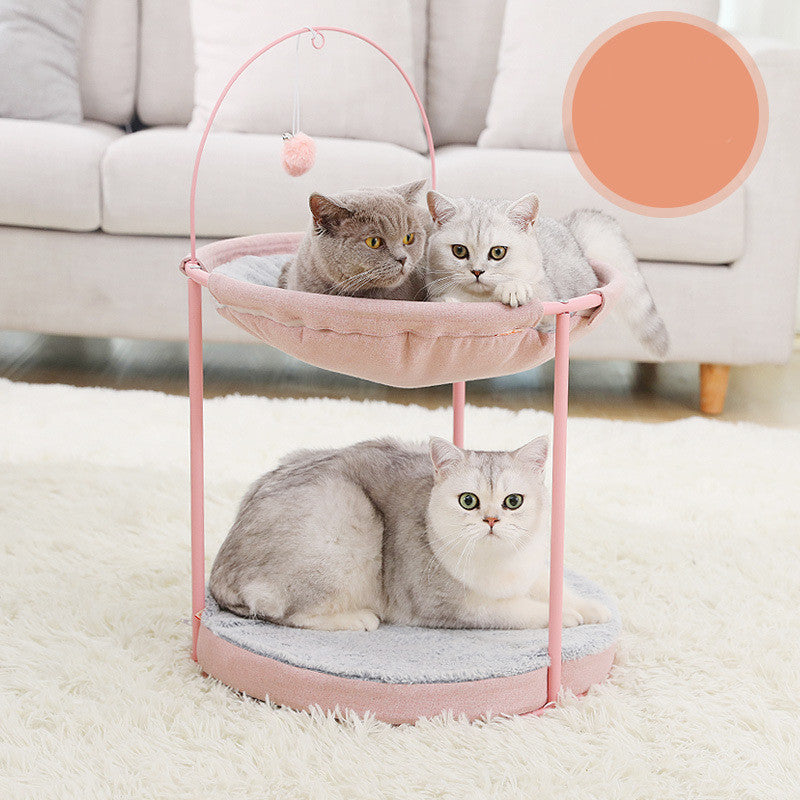 Nid Douillet Élevé pour Chat- Confort & Jeu