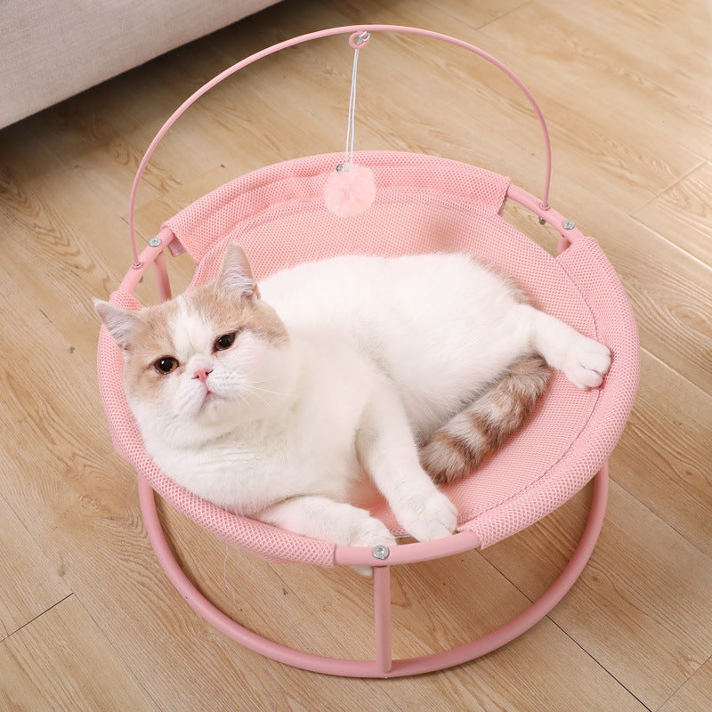 Nid Douillet Élevé pour Chat- Confort & Jeu