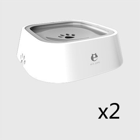 Gamelle flottante anti-débordement pour chien et chat, 1,5 L